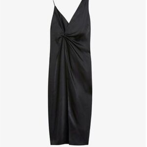 Ted Baker Odellia twist waist satin dress size 2 US 6